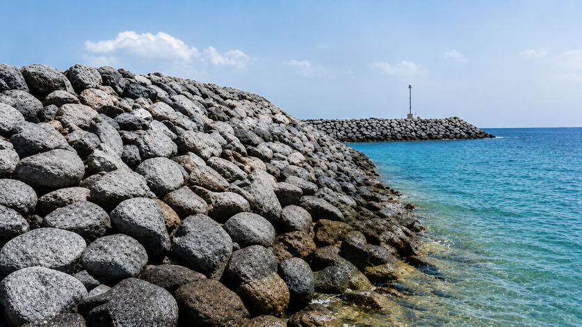 Breakwaters revetments and shore protection